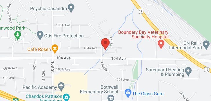 map of 17066 104A AVENUE